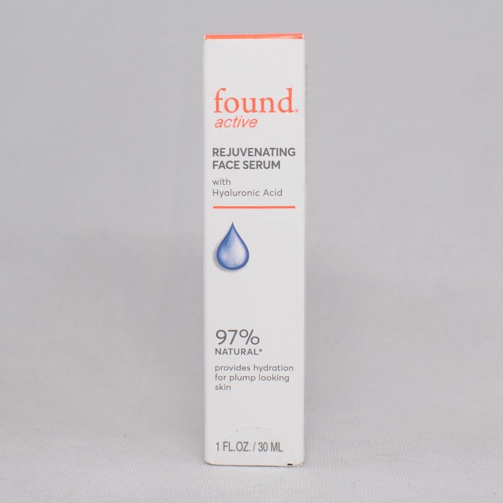 Found Active Rejuvenating Face Serum Hyaluronic Acid, 1 fl oz, Hydrating